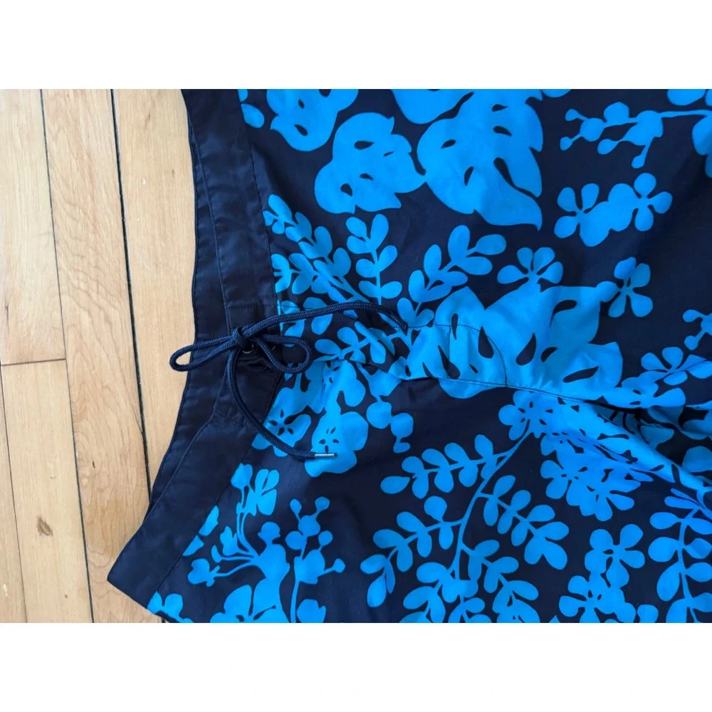 J.Crew floral board shorts‎ blue and black